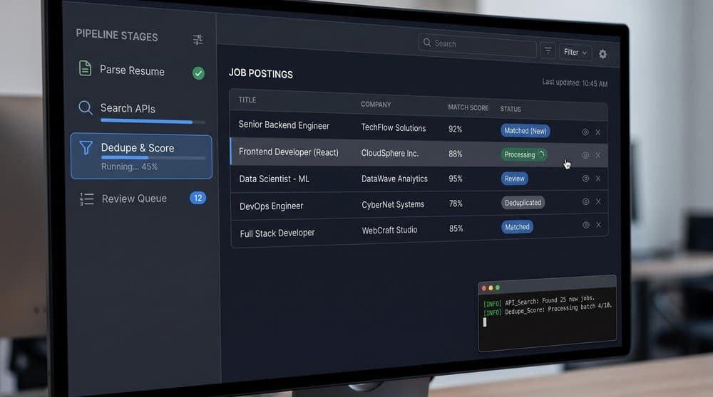 Job Search Automation Pipeline